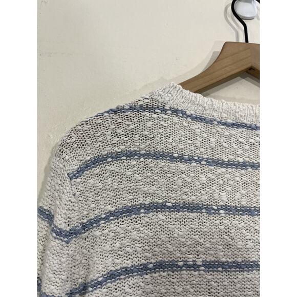 Coastal Nautical Minimalist Preppy Stripe Sweater XS Capsule Luxury Parisian Y2K - Picture 7 of 11